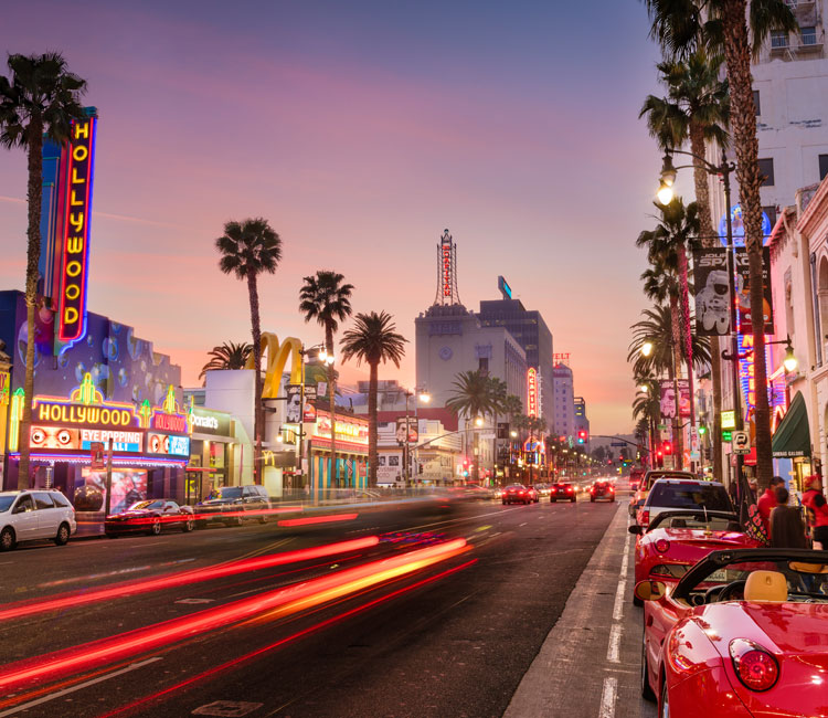 Hollywood Los Angeles Sunset Blvd