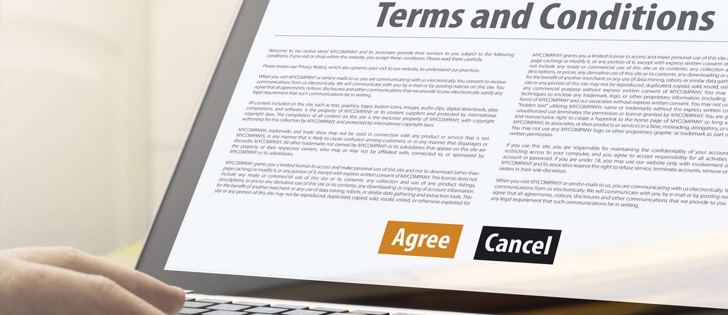 HERE ARE THE TERMS & CONDITIONS FOR OUR WEBSITE