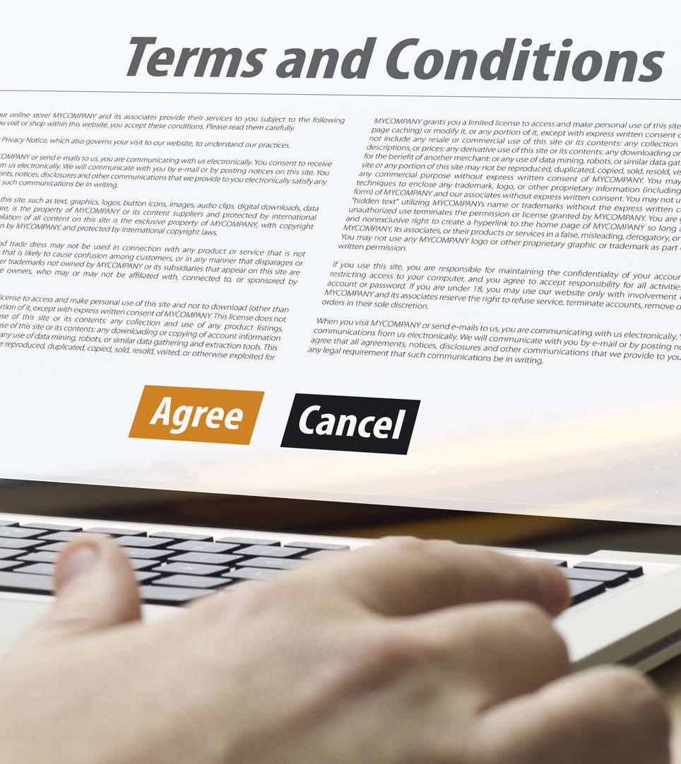 HERE ARE THE TERMS & CONDITIONS FOR OUR WEBSITE